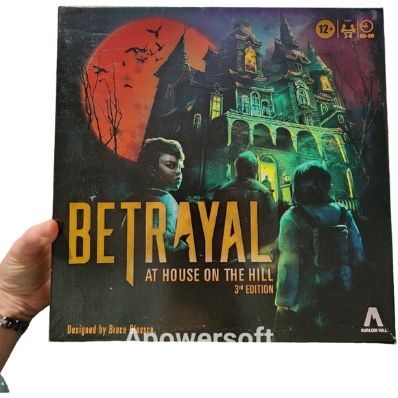 Avalon Other - Avalon Betrayal at House on the Hill Board Game - Black/Green Artwork
